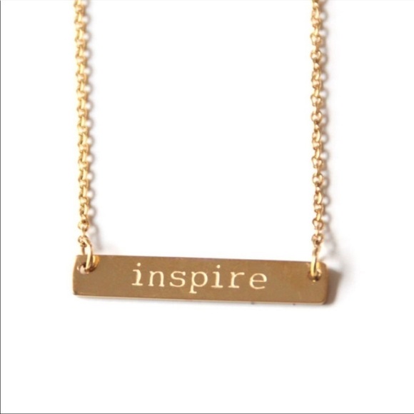 Jook and Nonna Tag Inspire Chain Necklace Gold Plated - Picture 2 of 5